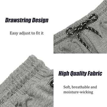 COOFANDY Mens 5 Inch Athletic Workout Shorts with Pockets