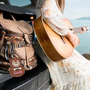 Personalized Leather Guitar Picks Holder – 18 Slots