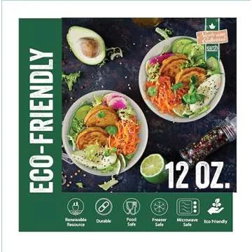 Compostable Heavy Duty Eco-Friendly Bowls 50 Count
