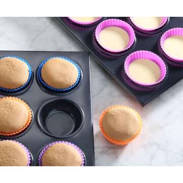 New Star Foodservice 37937 Commercial Grade Aluminum Non-Stick 24-Cup Muffin Pan