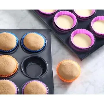 New Star Foodservice 37937 Commercial Grade Aluminum Non-Stick 24-Cup Muffin Pan