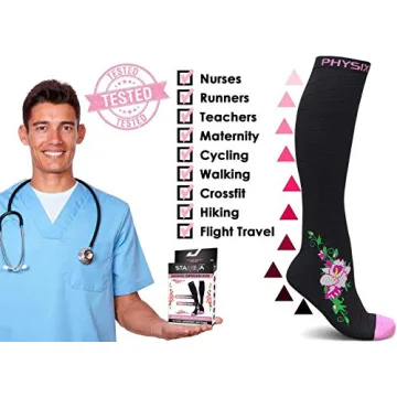 Physix Gear Compression Socks for Optimal Circulation and Comfort
