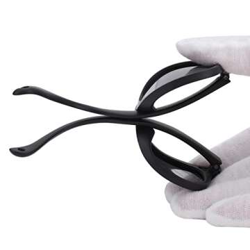 COASION Bendable Flexible Polarized Baby Sunglasses with Strap for Newborn Infant Boys Girls Age 0-24 Months CA9018 (Matte Black/Gray)