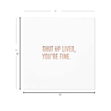 Funny Andaz Press Cocktail Napkins - 100 Pack