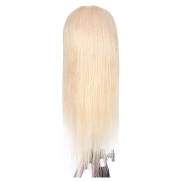 GEX Human Hair Mannequin Head for Styling & Dying