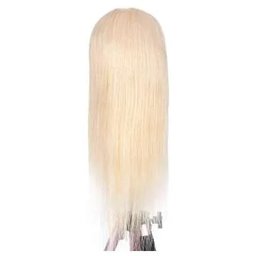 GEX Human Hair Mannequin Head for Styling & Dying