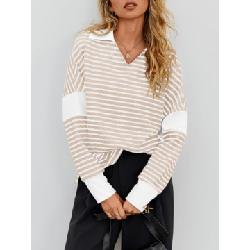 Stylish Striped Oversized Sweatshirt for Women