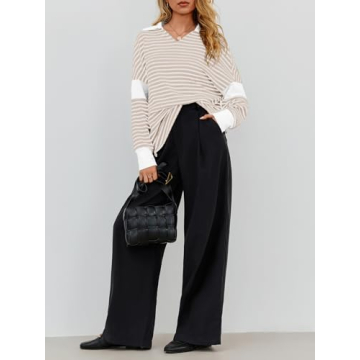 Stylish Striped Oversized Sweatshirt for Women