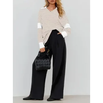 Stylish Striped Oversized Sweatshirt for Women