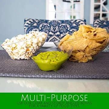 Elegant Disposable Angled Plastic Bowls for Any Occasion