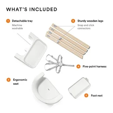 Stokke Clikk High Chair in White - Safe and Travel-Friendly