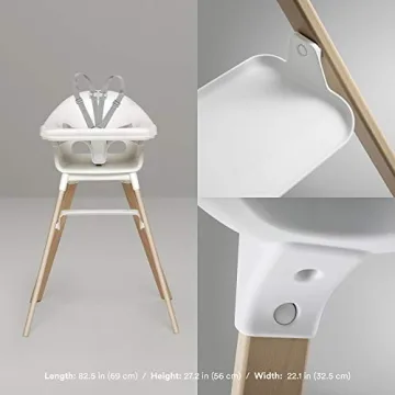 Stokke Clikk High Chair in White - Safe and Travel-Friendly