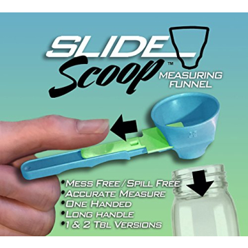 Slide Scoop No-Spill Measuring Scoop + Funnel for Drinks