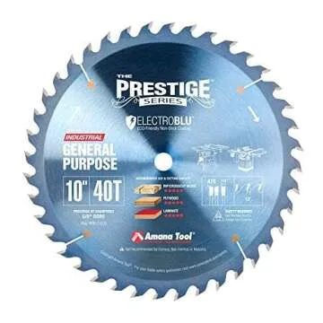 Amana Tool Electro-Blu Prestige 10" Circular Saw Blade