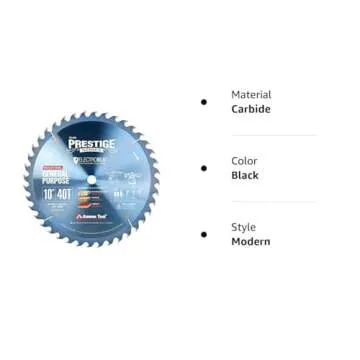 Amana Tool 10 Inch Electro-Blu Prestige Circular Saw Blade