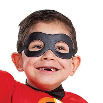 Incredibles Dash Costume for Kids, Official Adaptive Pixar The Incredibles Costume with Accessibility Features