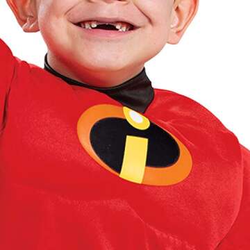 Incredibles Dash Costume for Kids, Official Adaptive Pixar The Incredibles Costume with Accessibility Features