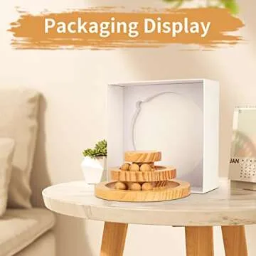 Double Layer Cat Track Turntable with Bell Ball