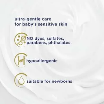 Baby Dove Sensitive Skin Care Body Lotion For Delicate Baby Skin Rich Moisture With 24-Hour Moisturizer, 20 fl oz (Package May Vary)