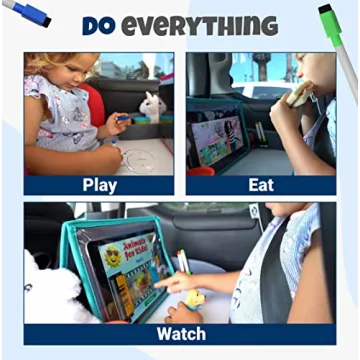 WITRIP Kids Travel Tray with Dry Erase Board for Car Seats
