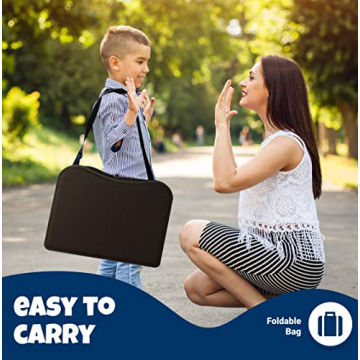 WITRIP Kids Travel Tray with Dry Erase Board for Car Seats