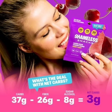 Shameless Snacks Healthy Low Calorie Keto Gummy Candies