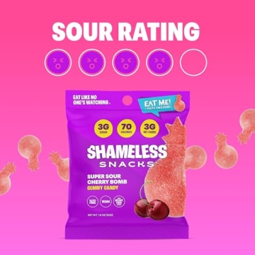 Shameless Snacks Healthy Low Calorie Keto Gummy Candies