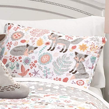 Lush Decor Pixie Fox Reversible Quilt Set for Kids & Toddlers
