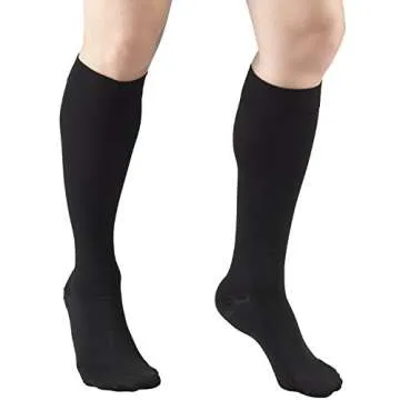 Truform Compression Stockings 30-40 mmHg Knee High Black