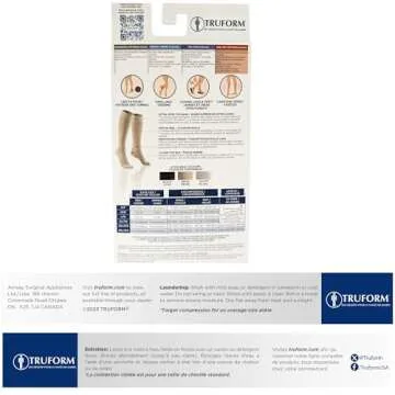 Truform Compression Stockings 30-40 mmHg Knee High Black