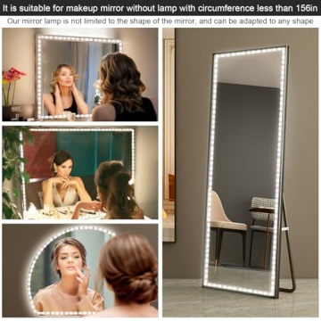 LED Vanity Mirror Lights 6000K Adjustable Brightness Strip