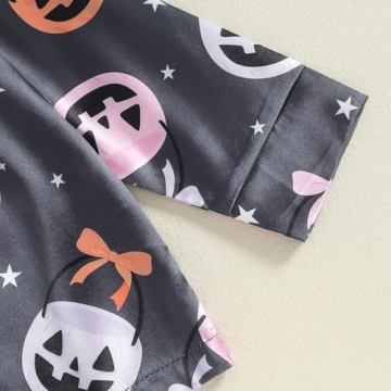 Fsadfeas Kids Halloween Pajamas Toddler Satin Set