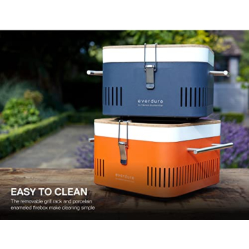 Everdure CUBE Portable Charcoal Grill for Outdoor Cooking