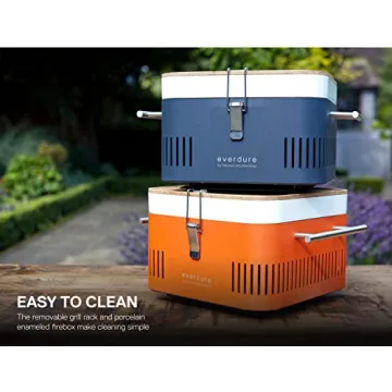 Everdure CUBE Portable Charcoal Grill for Outdoor Cooking