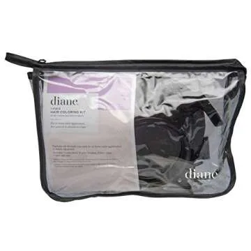Diane Hair Coloring Kit – 7 Piece Set – DIY Color, Dye, Highlighting Supplies, 3 Tint Brushes, 2 Clips, 1 Tint Bowl, Clear Zip Storage Bag, D851