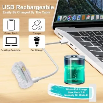 Wireless LED Strobe Lights - Bright & Rechargeable Set