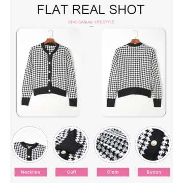 Stylish Dokotoo Women's V Neck Cardigan for Fall Winter