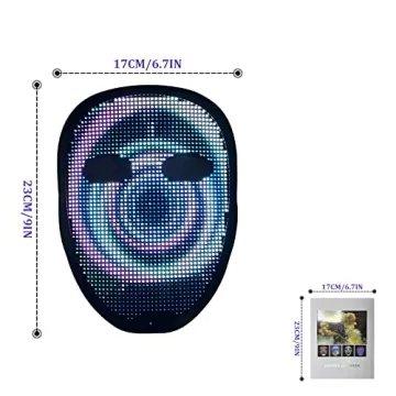 Depointer Life LED Mask - App Controlled Fun for All Ages