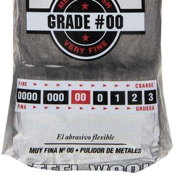 HOMAX PRODUCTS 10121100 Number 00 Steel Wool Pad, 12-Pack , Gray