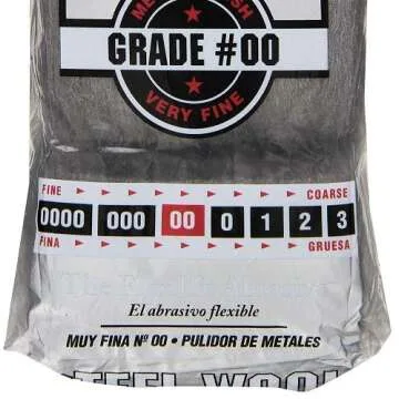 HOMAX PRODUCTS 10121100 Number 00 Steel Wool Pad, 12-Pack , Gray