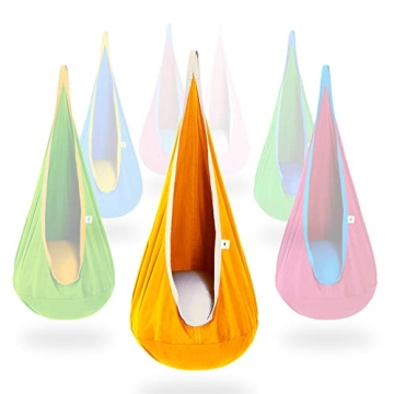 OUTREE Kids Pod Swing – Sensory Swing for Indoor Outdoor Fun