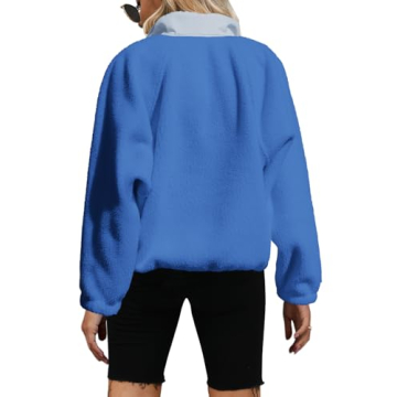 Stylish Yanekop Women’s Fleece Pullover Jacket with Pockets