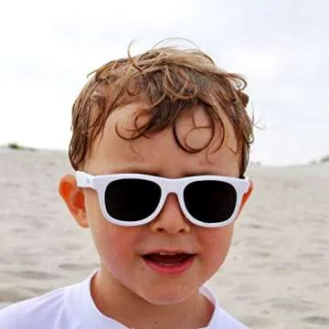 i play. by green sprouts baby-boys Flexible Sunglasses,Black,0-2yr