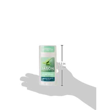 Jason Soothing Aloe Vera Deodorant Stick 2.5 Oz