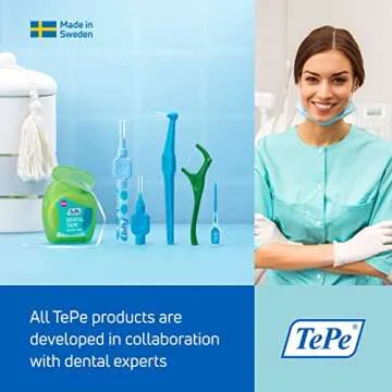 TEPE Angled Soft Bristle Toothbrush, Orthodontic Toothbrush for Braces, Small Head Toothbrush for Retainers, Implants, Universal Care, 1 Pk