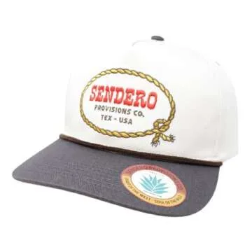 Sendero Stagecoach Adjustable Snapback Hat for All Ages