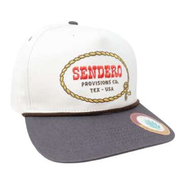 Sendero Stagecoach Adjustable Snapback Hat for All Ages