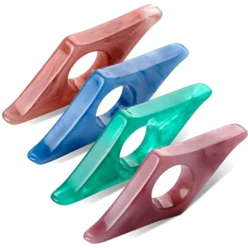 4 pcs Resin Thumb Book Holders for Book Lovers - Ergonomic & Stylish