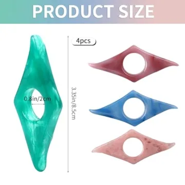 Resin Thumb Book Holder Set for Effortless Reading Comfort