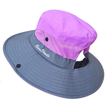 Muryobao Women's Sun Hat with UV Protection and Ponytail Hole